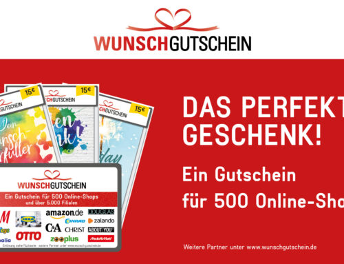 Das perfekte Geschenk, einlösbar bei über 500 Partnern.